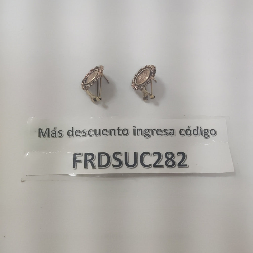 K1 5.6 GRMS 10 K IDENTIFICACIÓN ARETES PAR MATERIALES ORO CANTIDAD DE (SEMINUEVO)