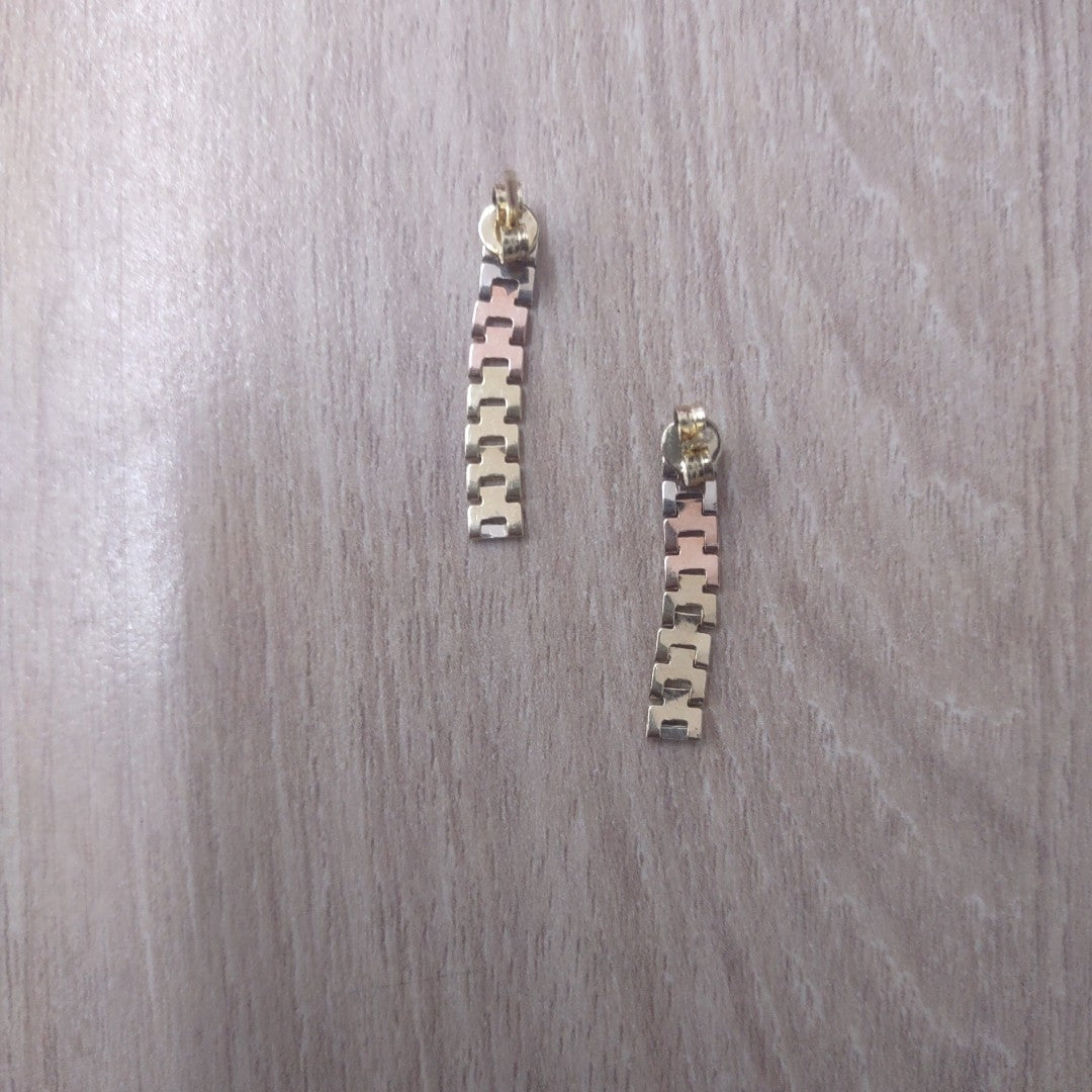 ARETES PAR ORO 14 K 1.4 GRMS (SEMINUEVO)