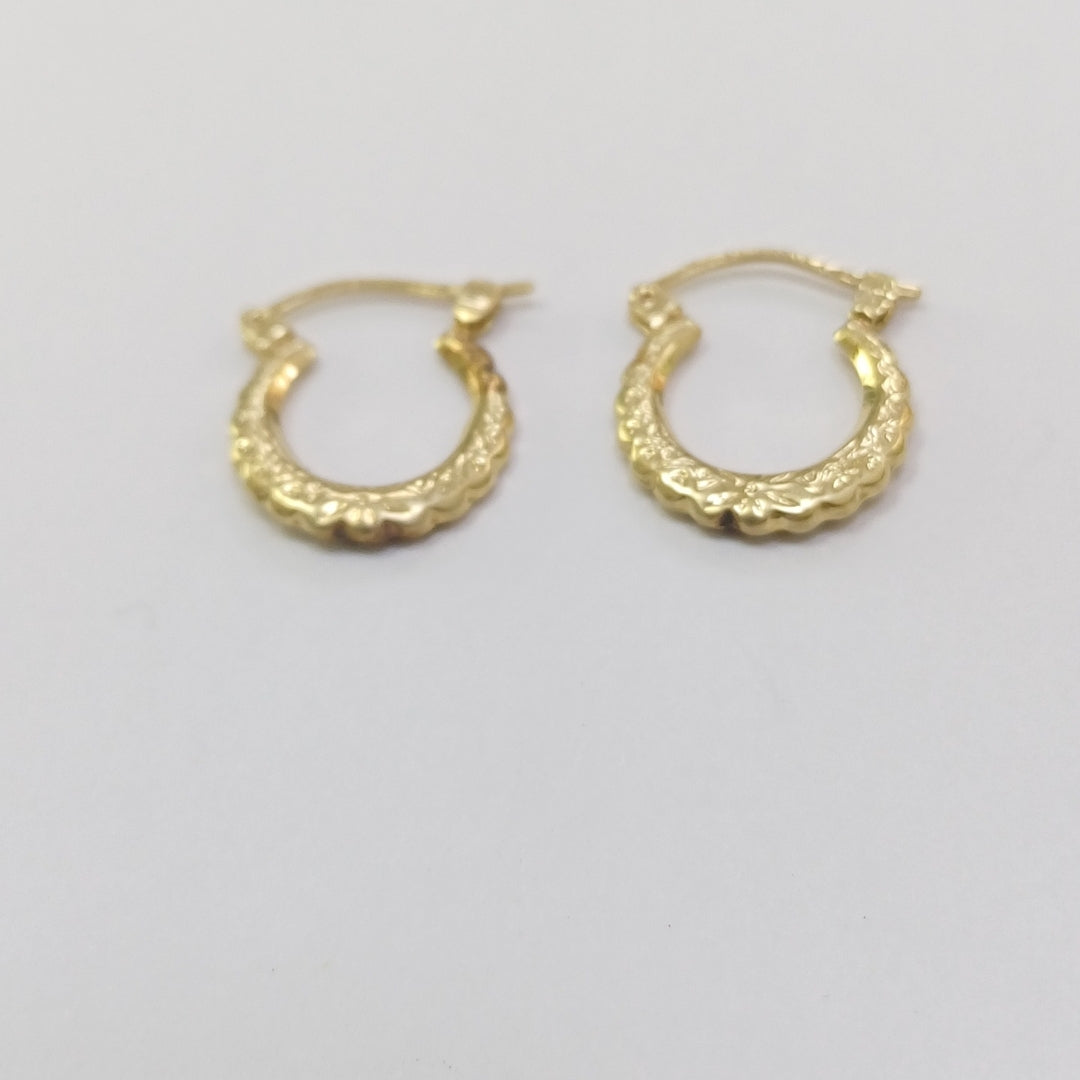 ARETES PAR ORO 14 K 1.1 GRMS (SEMINUEVO)