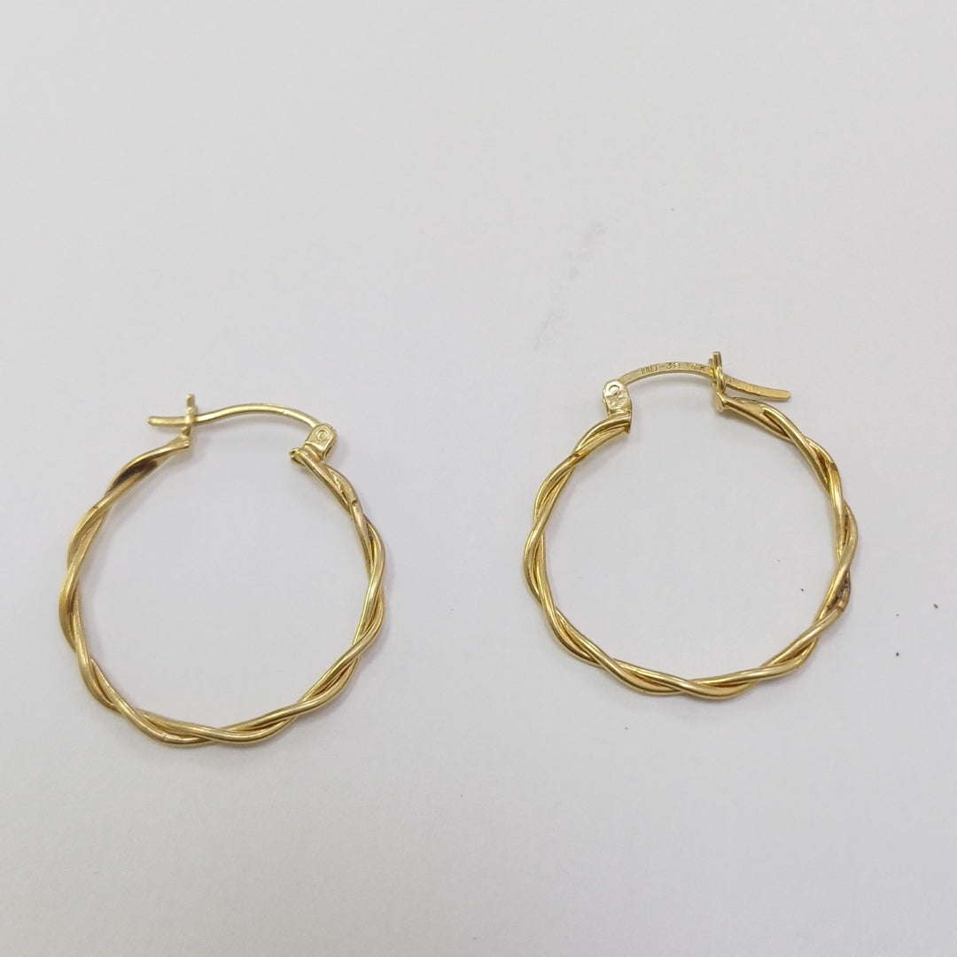 ARRACADAS PAR ORO 14 K 2 GRMS (SEMINUEVO)