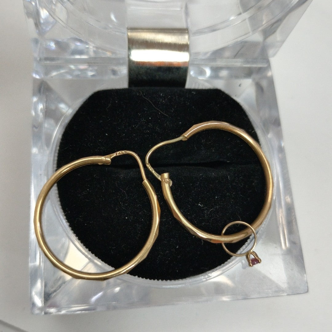 ARRACADAS PAR ORO 10 K 1,70 GRMS (SEMINUEVO)