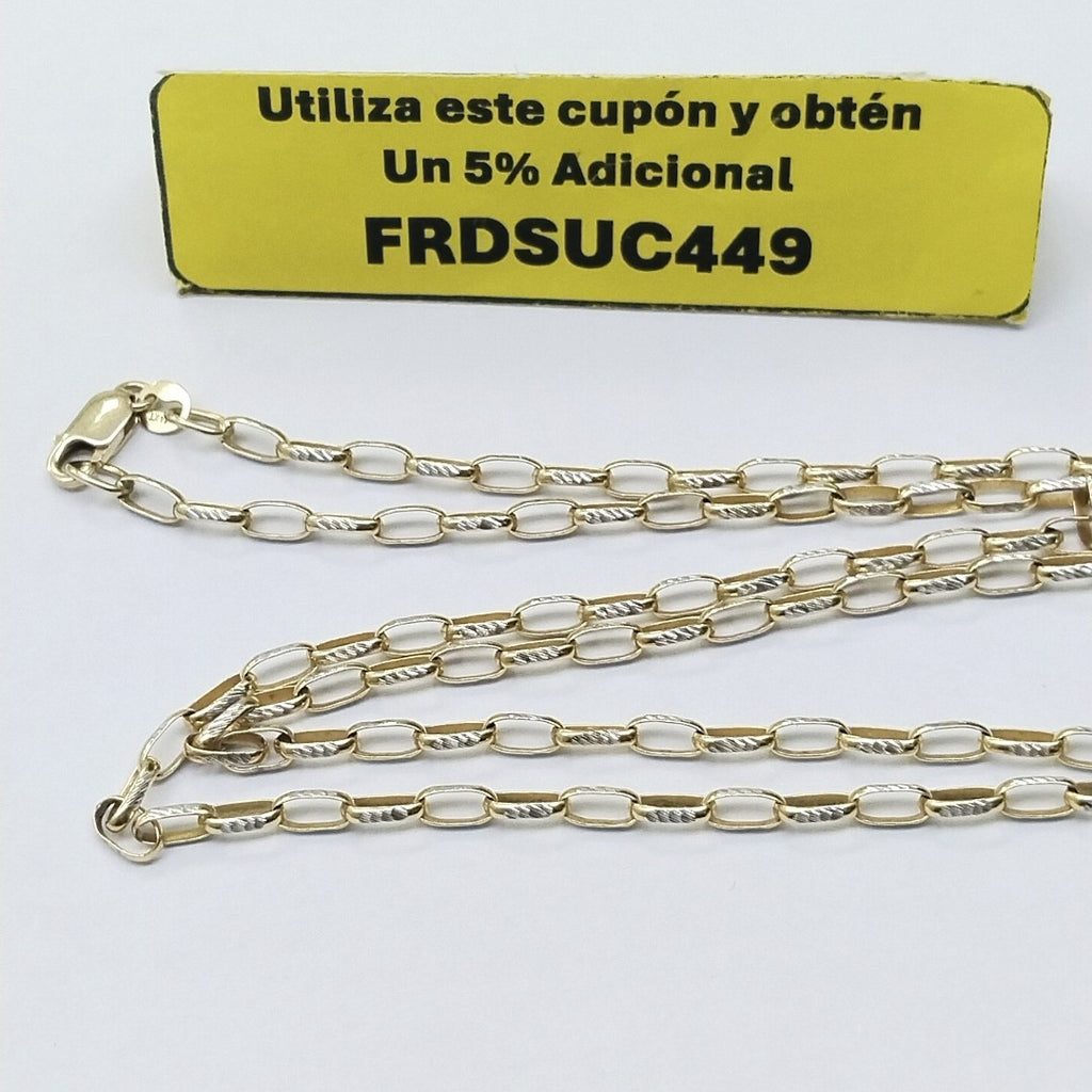 CADENA ORO, RODIADO 14 K 7.5 GRMS (SEMINUEVO)