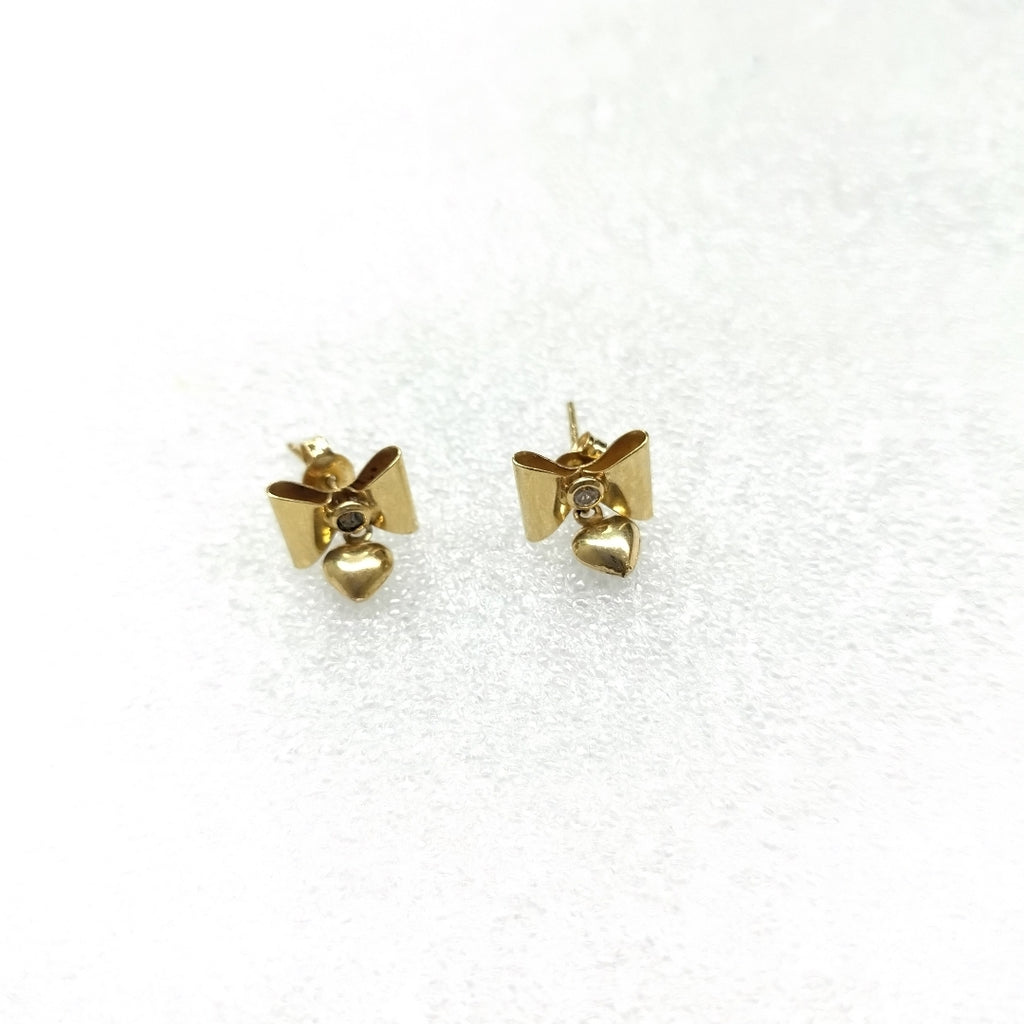 BROQUELES PAR ORO 14 K 1.9 GRMS (SEMINUEVO)