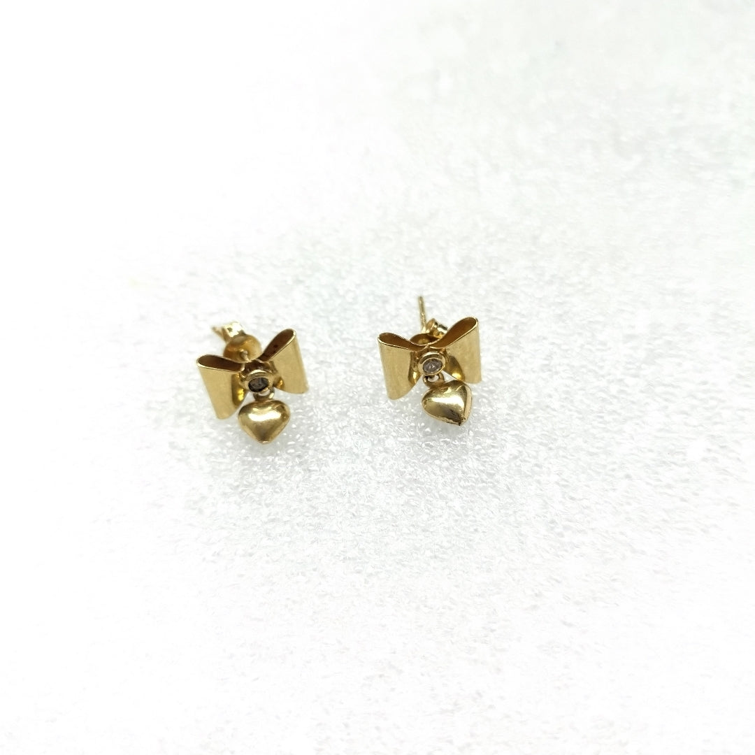 BROQUELES PAR ORO 14 K 1.9 GRMS (SEMINUEVO)
