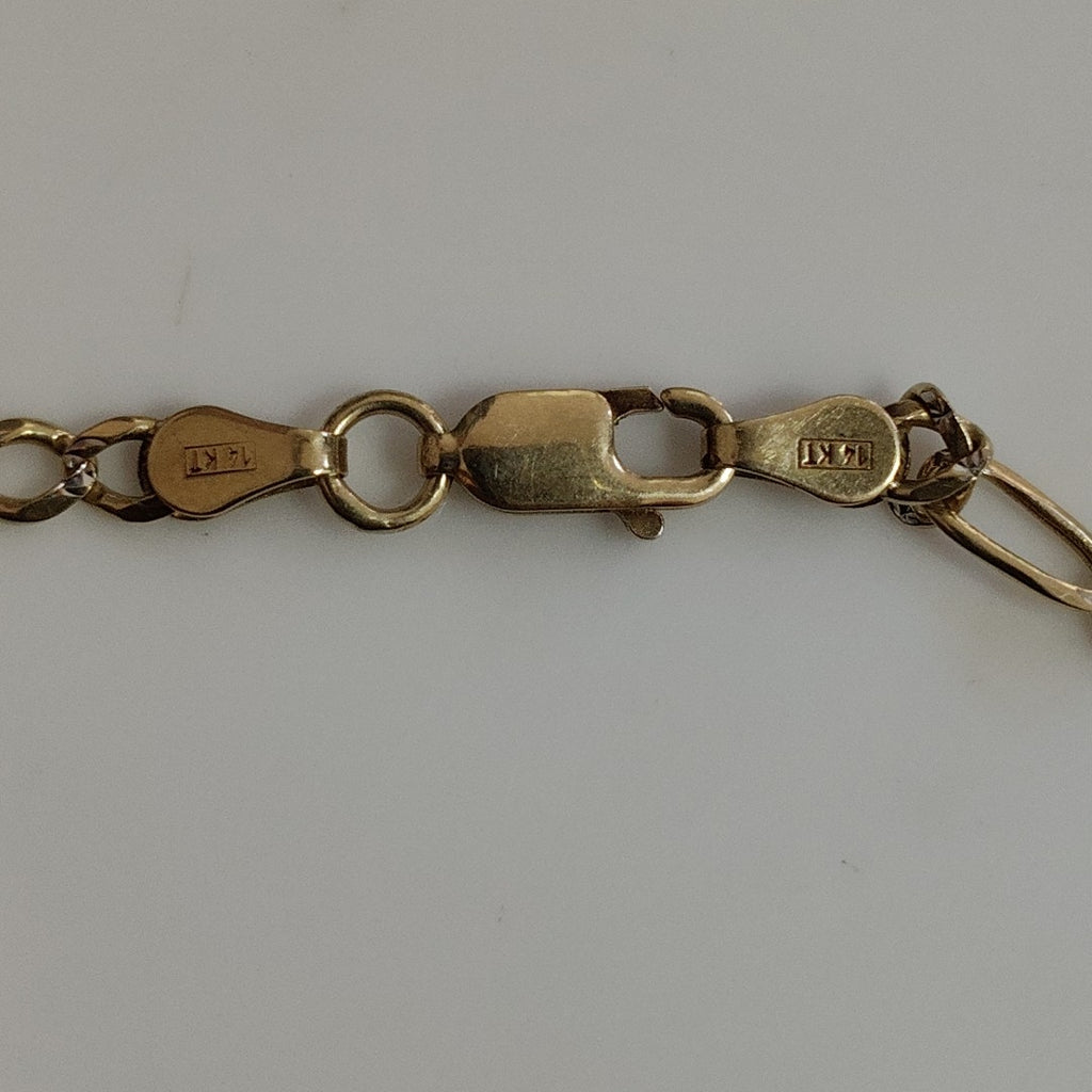 CADENA ORO, RODIADO 14 K 8.3 GRMS (SEMINUEVO)