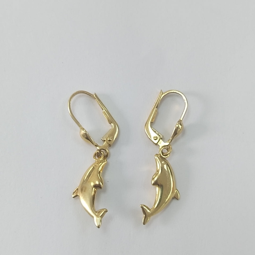 ARRACADAS PAR ORO 14 K 2,00 GRMS (SEMINUEVO)