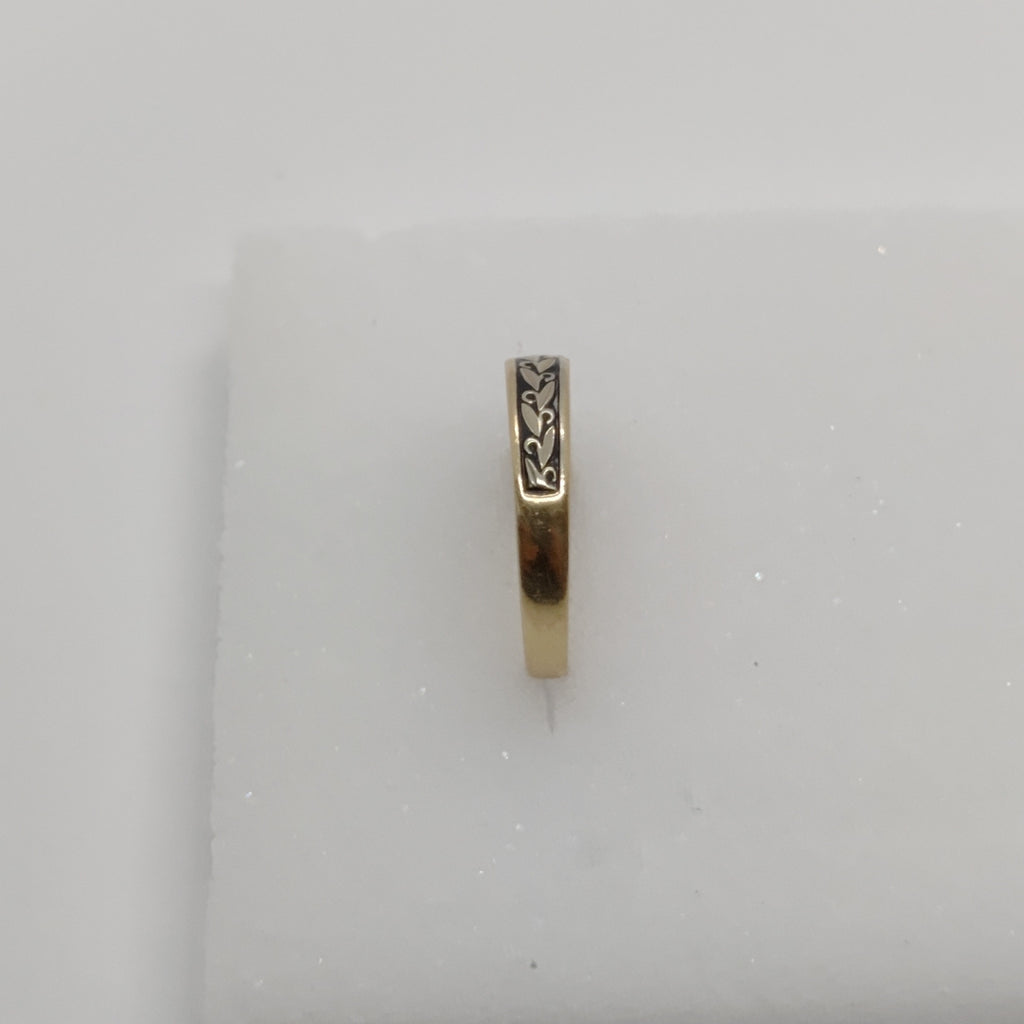 ANILLITO ORO COMBINADO 14 K 2,30 GRMS (SEMINUEVO)
