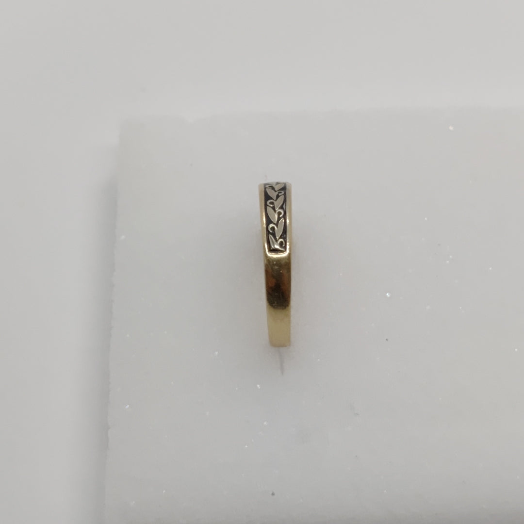 ANILLITO ORO COMBINADO 14 K 2,30 GRMS (SEMINUEVO)