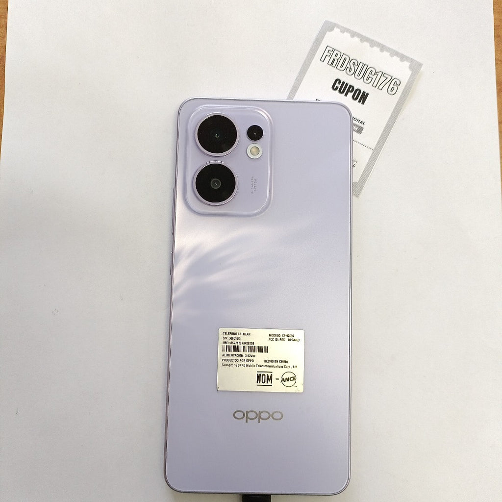 CELULAR OPPO  RENO 13F 5G CPH2699 (2025) 256 GB 12 GB RAM (SEMINUEVO)