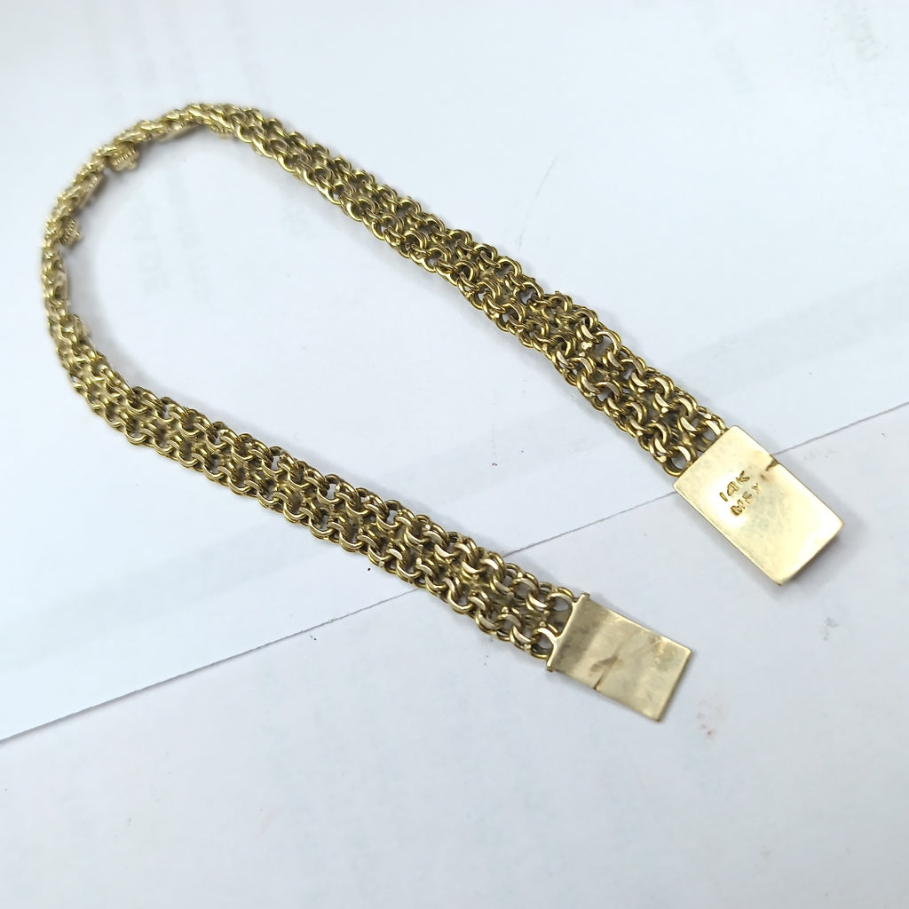PULSERA ORO 14 K 13.3 GRMS (SEMINUEVO)