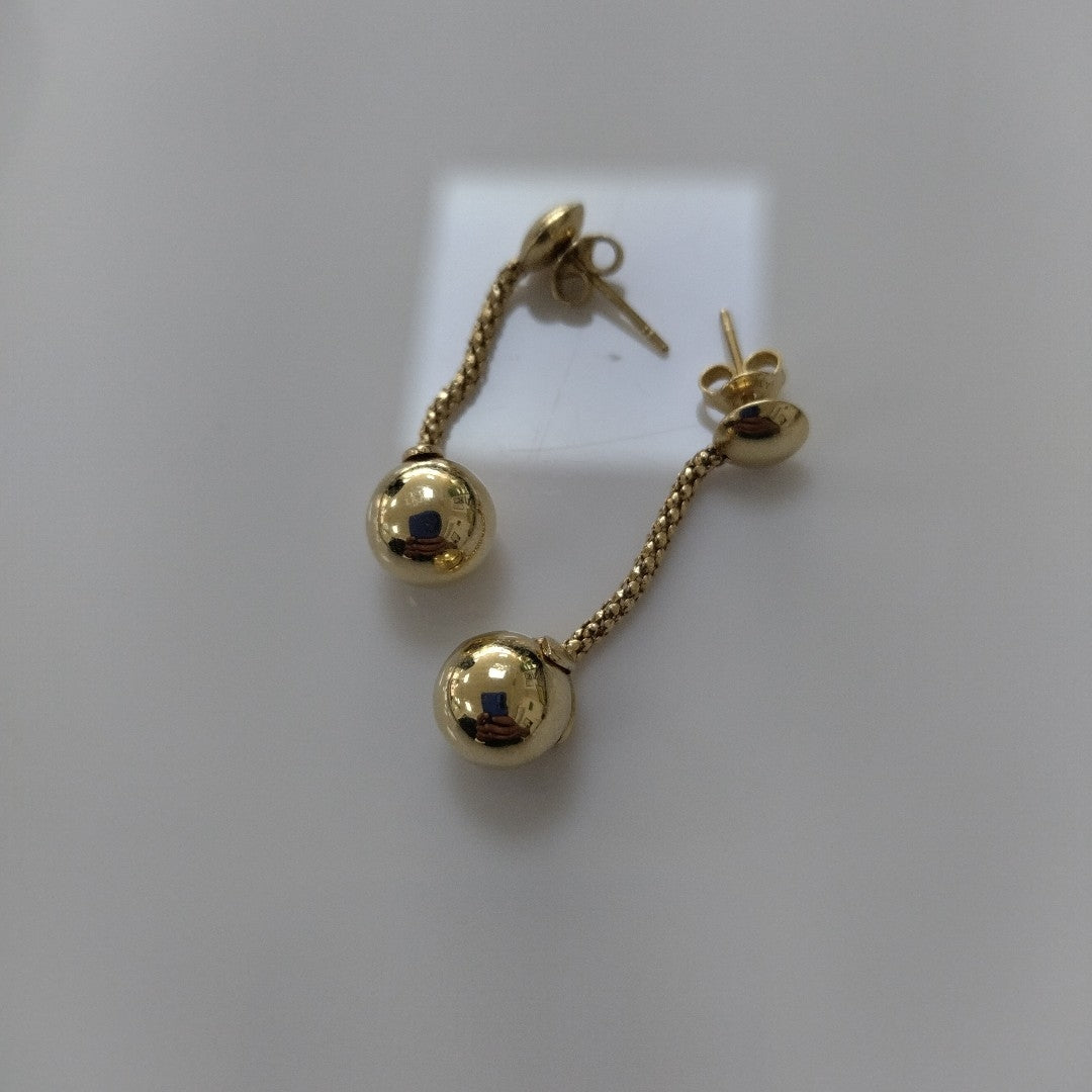 ARETES PAR ORO 14 K 5,10 GRMS (SEMINUEVO)