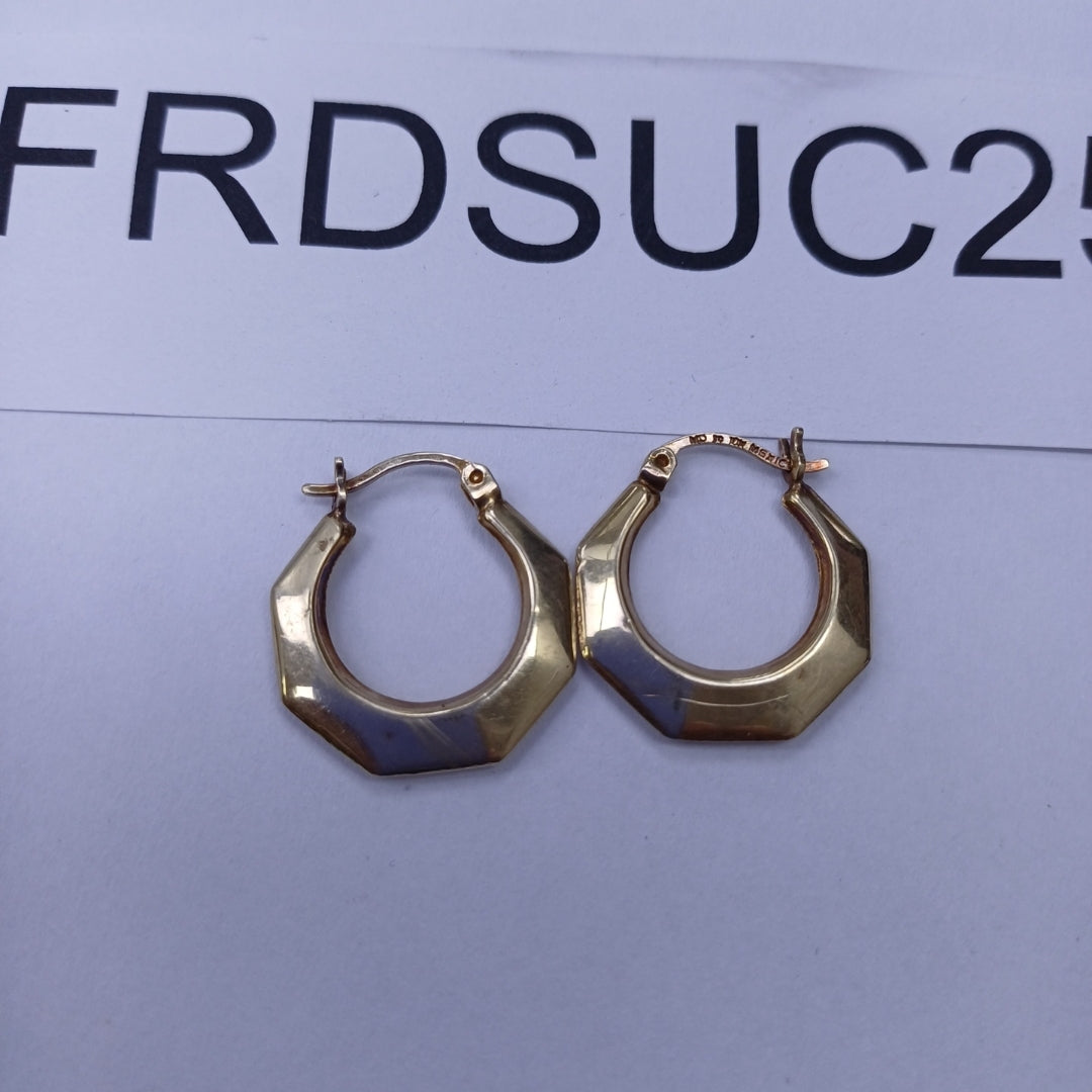 ARRACADAS PAR ORO 10 K 1.7 GRMS (SEMINUEVO)