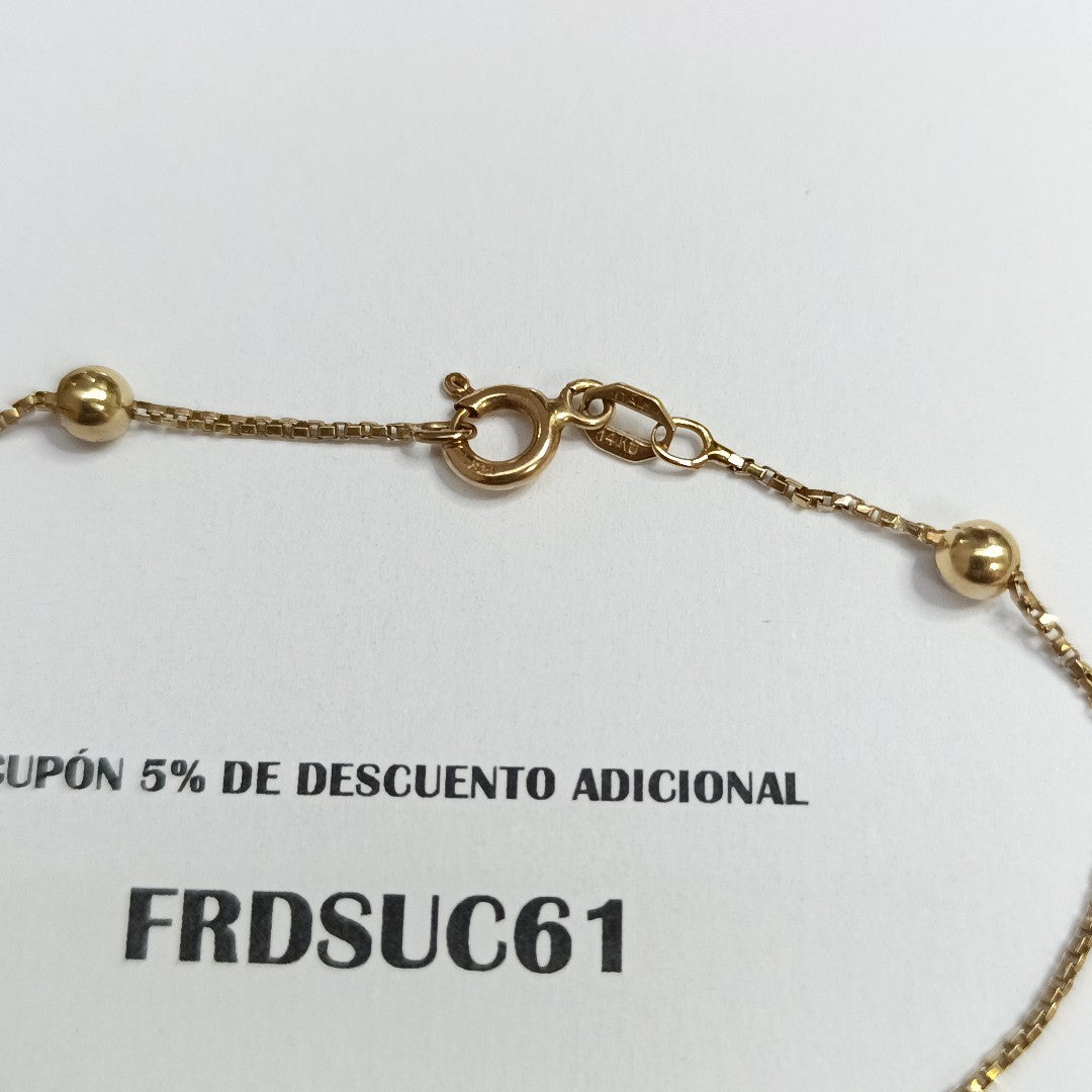 PULSERA ORO 14 K 2.1 GRMS (SEMINUEVO)