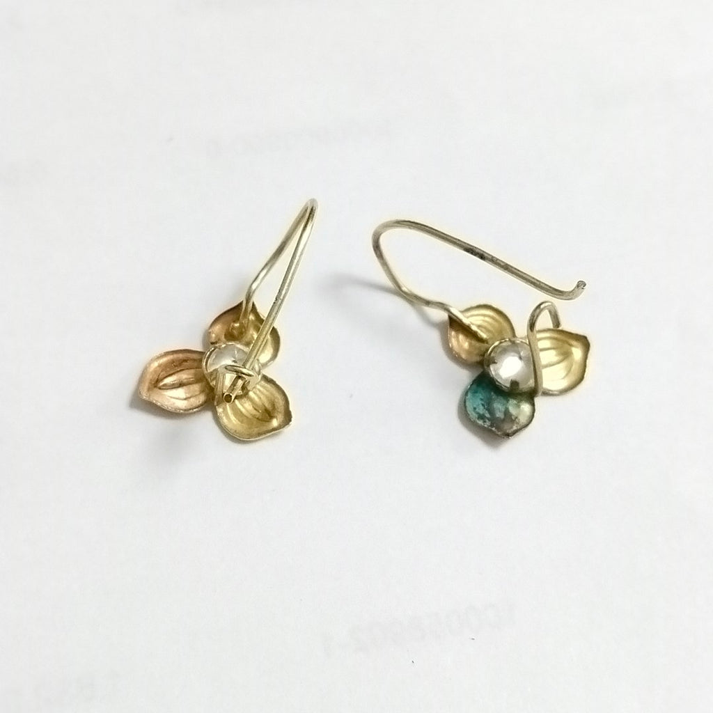 ARETES PAR ORO 10 K 1,20 GRMS (SEMINUEVO)