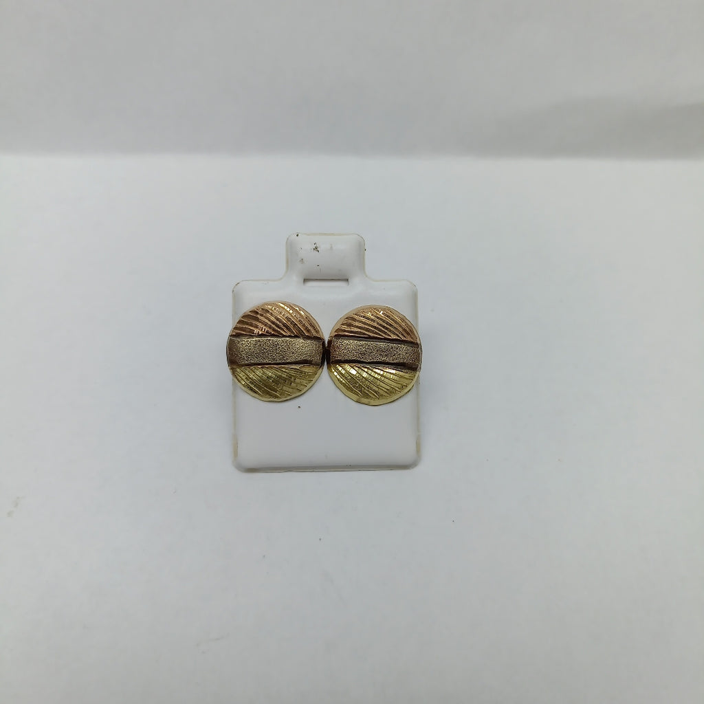 BROQUELES PAR ORO, ORO COMBINADO 14 K 1.6 GRMS (SEMINUEVO)