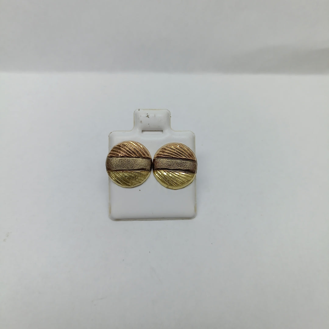BROQUELES PAR ORO, ORO COMBINADO 14 K 1.6 GRMS (SEMINUEVO)