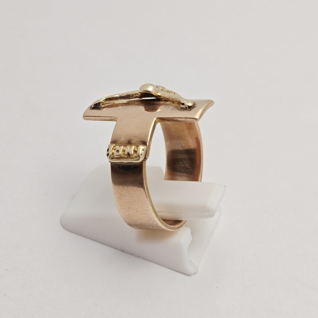 ANILLO ORO 10 K 6,80 GRMS (SEMINUEVO)