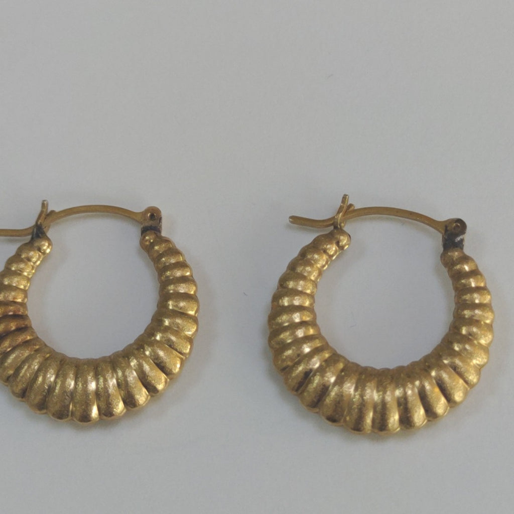 ARRACADAS PAR ORO 14 K 2,80 GRMS (SEMINUEVO)