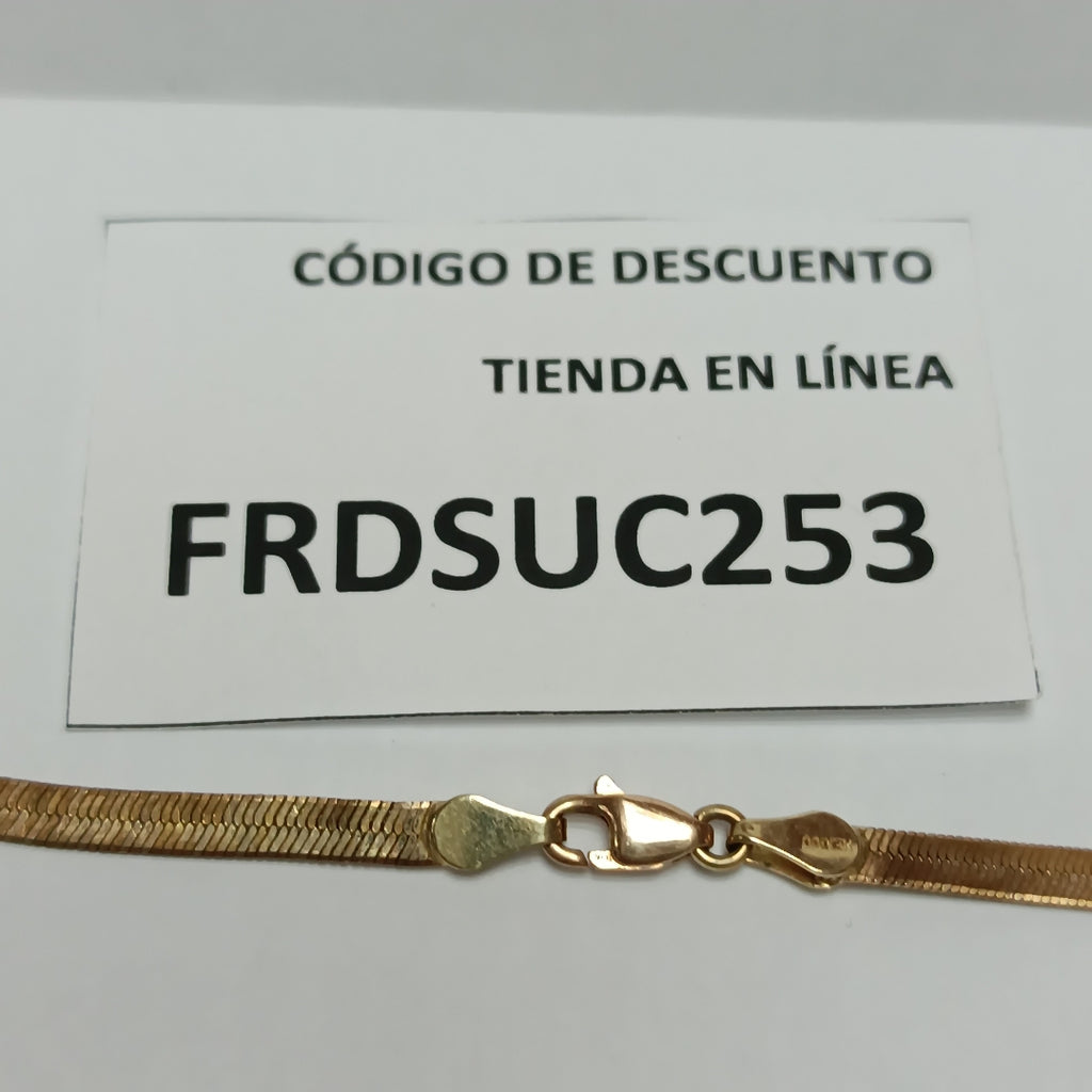 CADENA ORO 10 K 9,00 GRMS (SEMINUEVO)