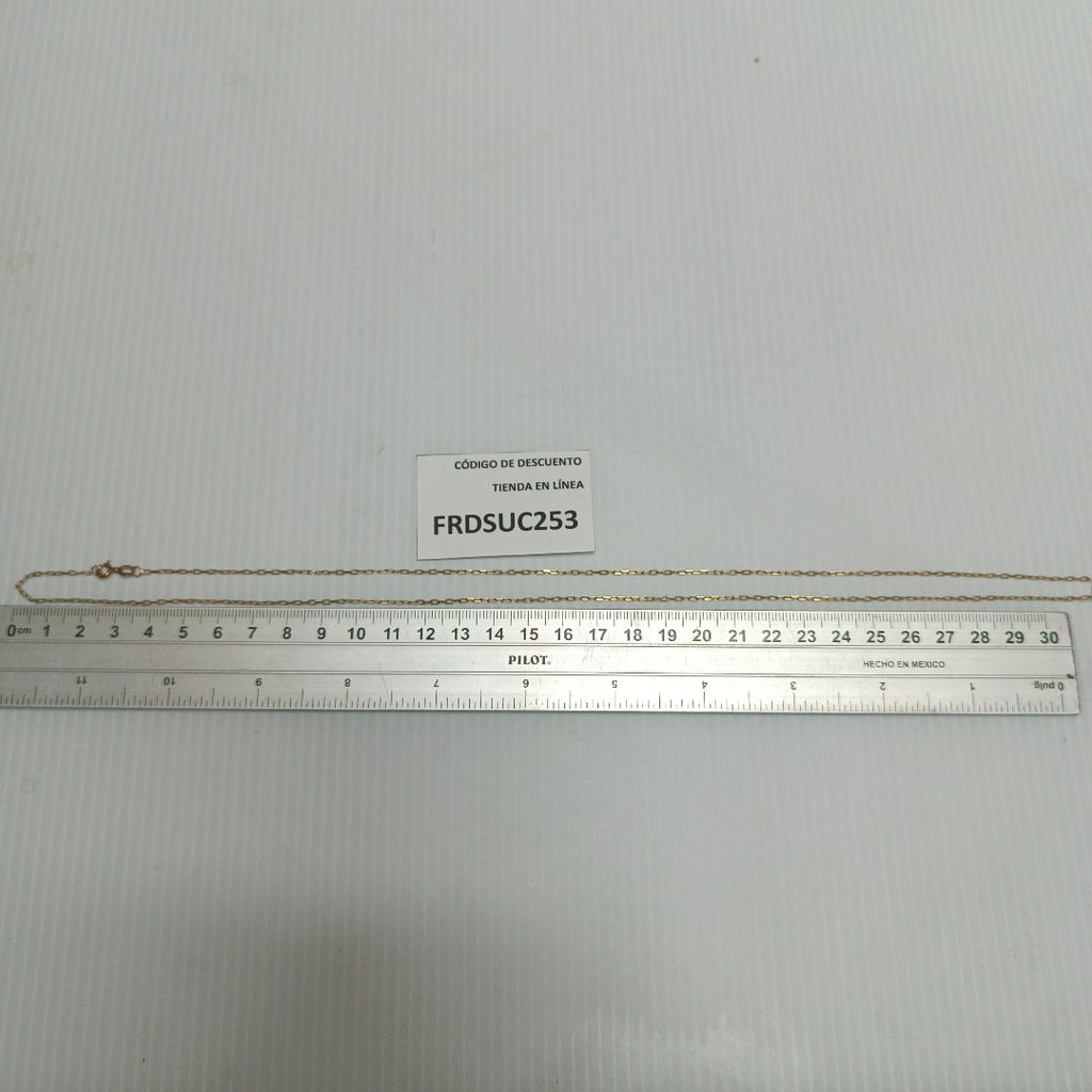 CADENA ORO 14 K 3,00 GRMS (SEMINUEVO)