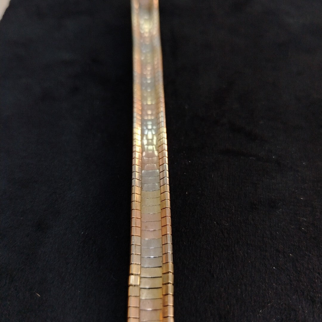 PULSERA ORO, ORO COMBINADO 14 K 19 GRMS (SEMINUEVO)