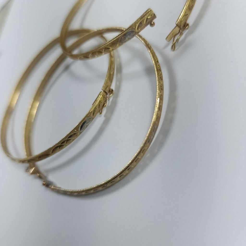 PULSERA RIGIDA ORO 14 K 13.5 GRMS (SEMINUEVO)