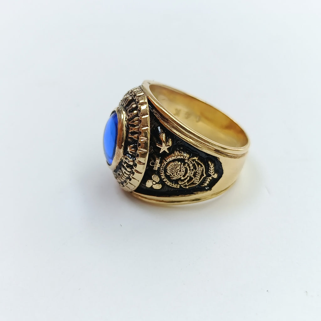 ANILLO DE GRADUACIÓN ORO 14 K 19 GRMS (SEMINUEVO)