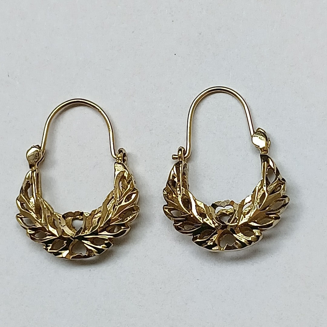 ARETES PAR ORO 10 K 2 GRMS (SEMINUEVO)