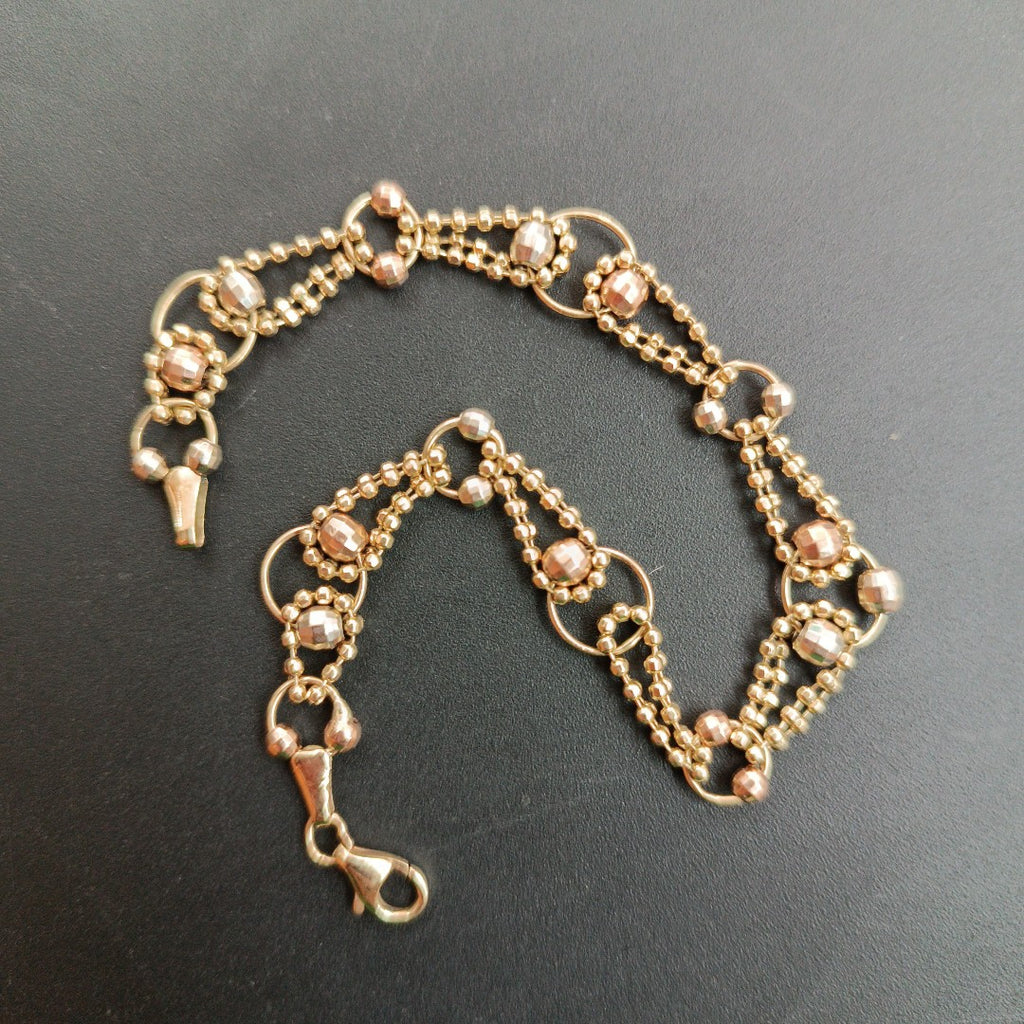 PULSERA ORO COMBINADO 14 K 8,10 GRMS (SEMINUEVO)