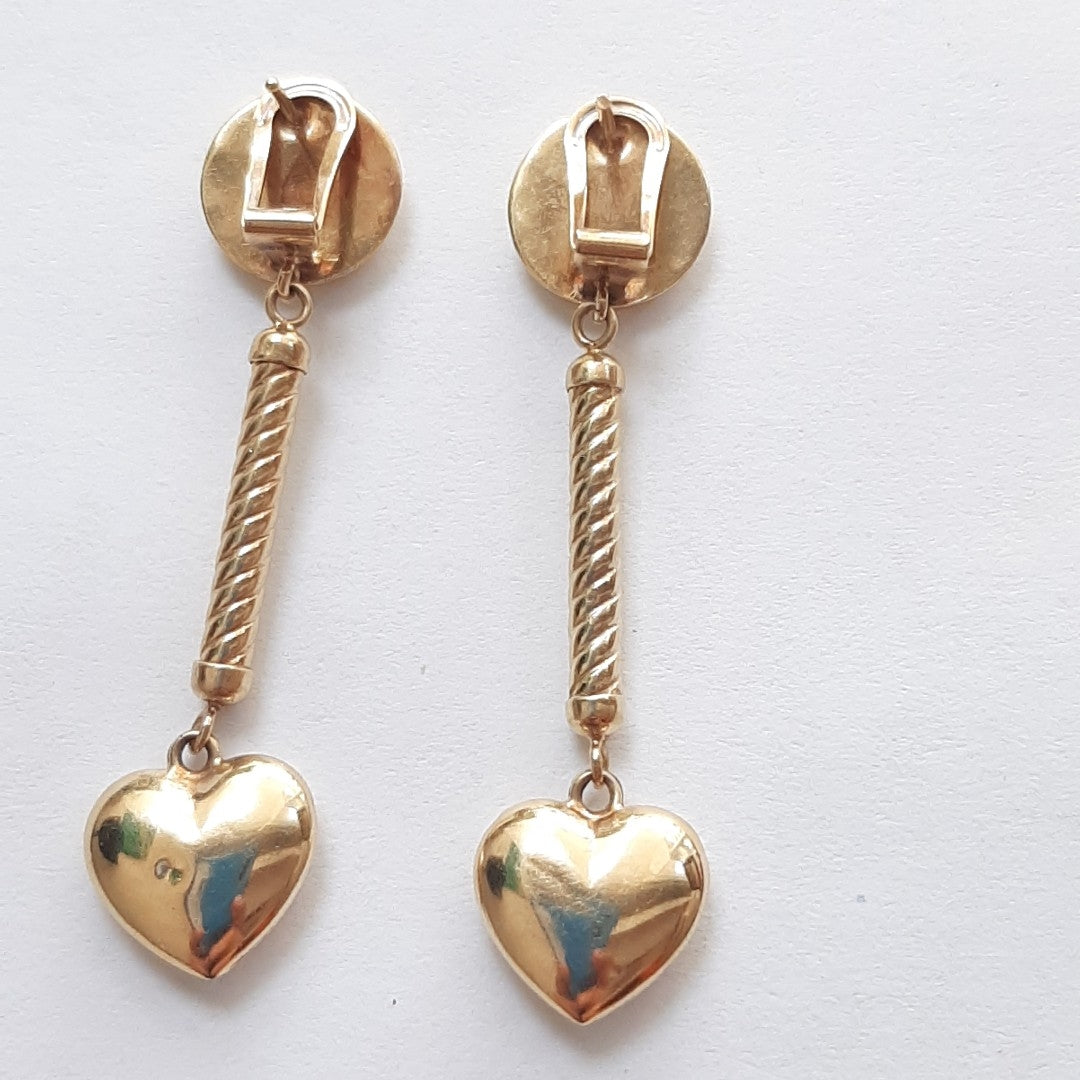 ARETES PAR ORO 14 K 4.8 GRMS (SEMINUEVO)