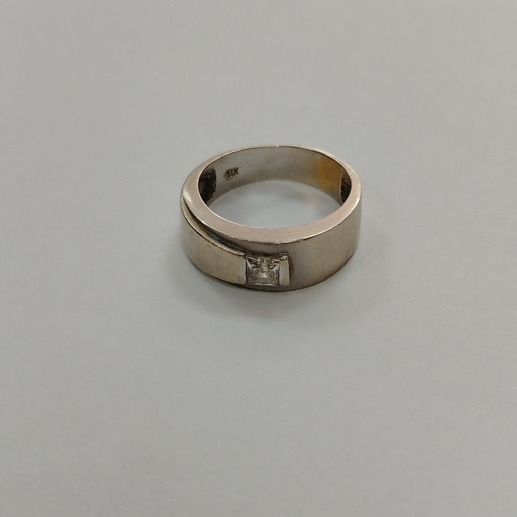 ANILLO ORO BLANCO 14 K 4,70 GRMS (SEMINUEVO)