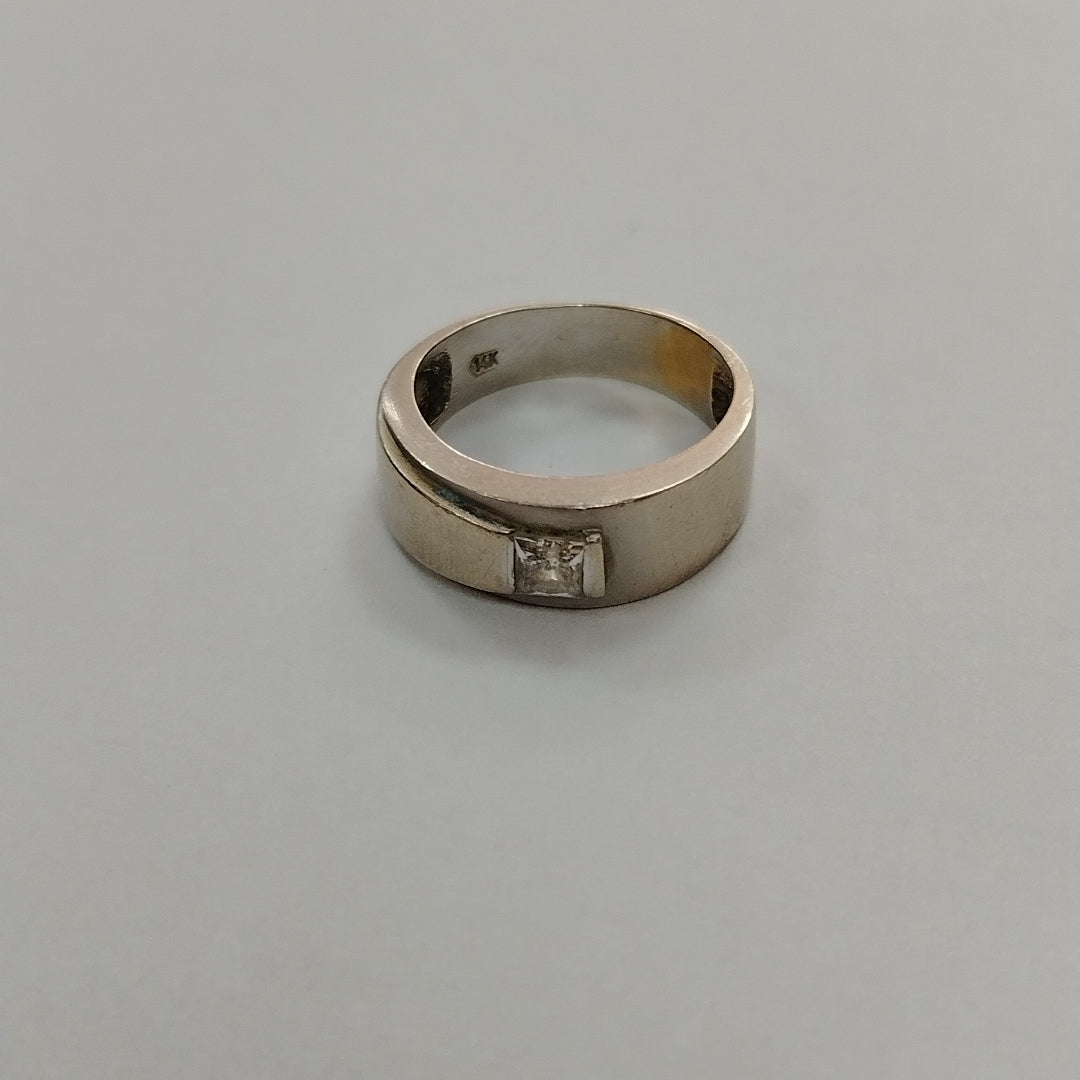 ANILLO ORO BLANCO 14 K 4,70 GRMS (SEMINUEVO)