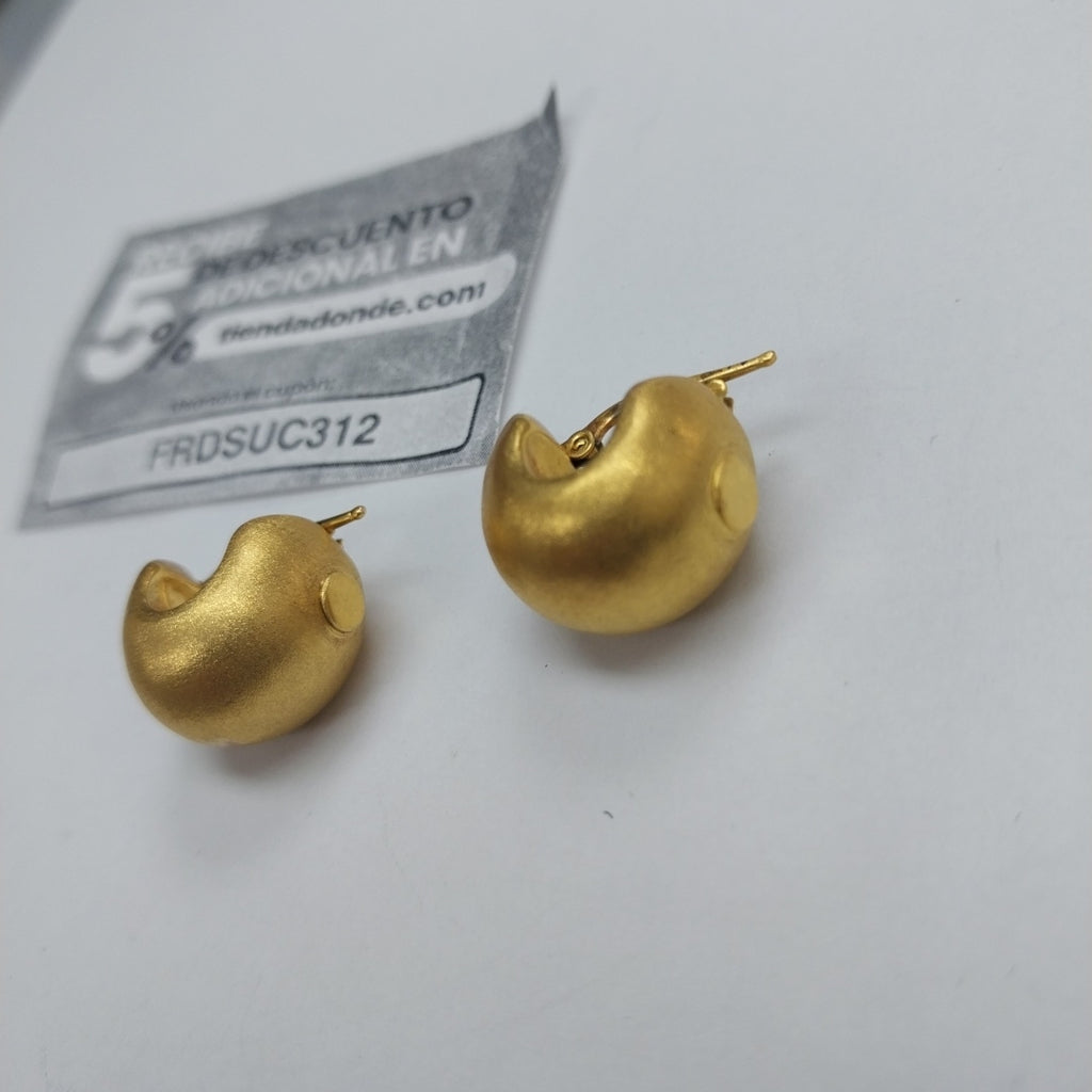 ARRACADAS PAR ORO 14 K 3.8 GRMS (SEMINUEVO)