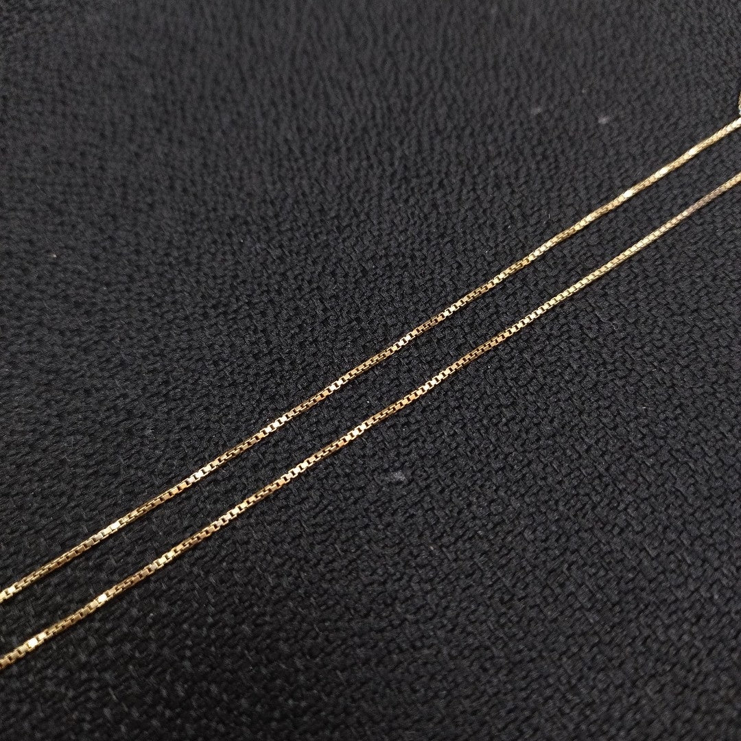 GARGANTILLA ORO COMBINADO 10 K 2.2 GRMS (SEMINUEVO)
