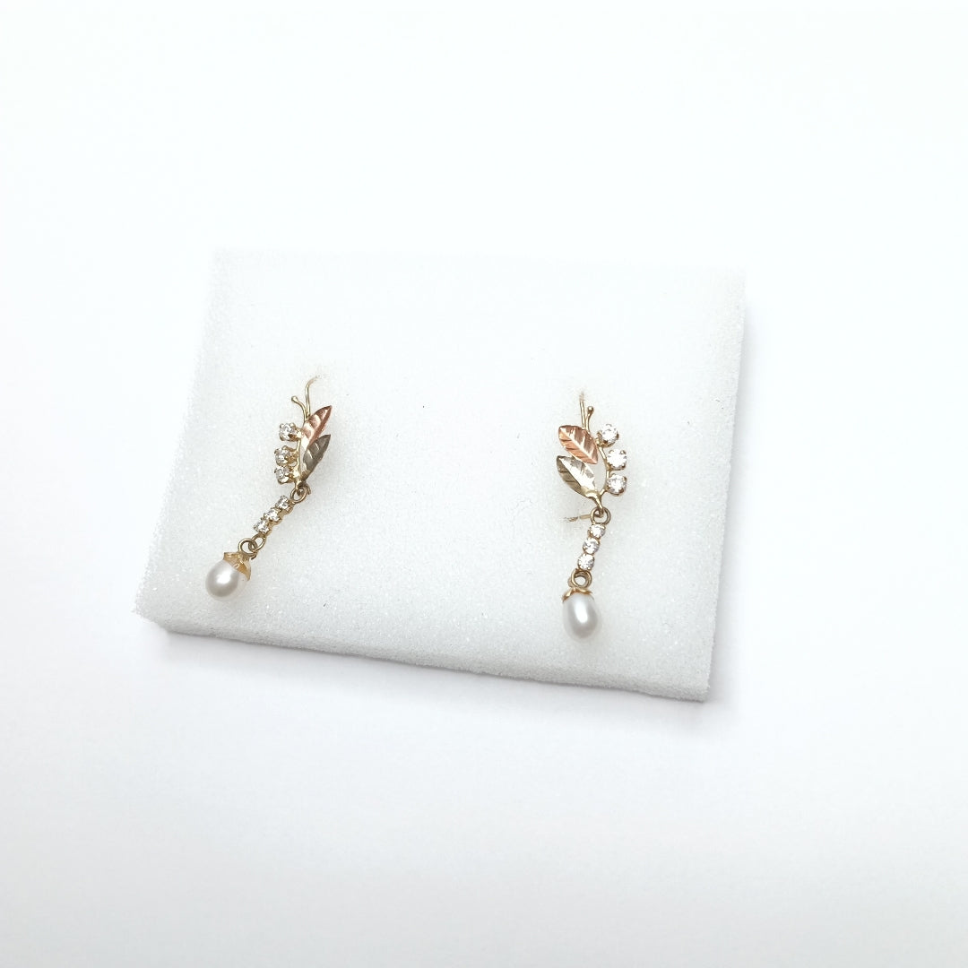 ARETES PAR ORO 10 K 1.9 GRMS (SEMINUEVO)