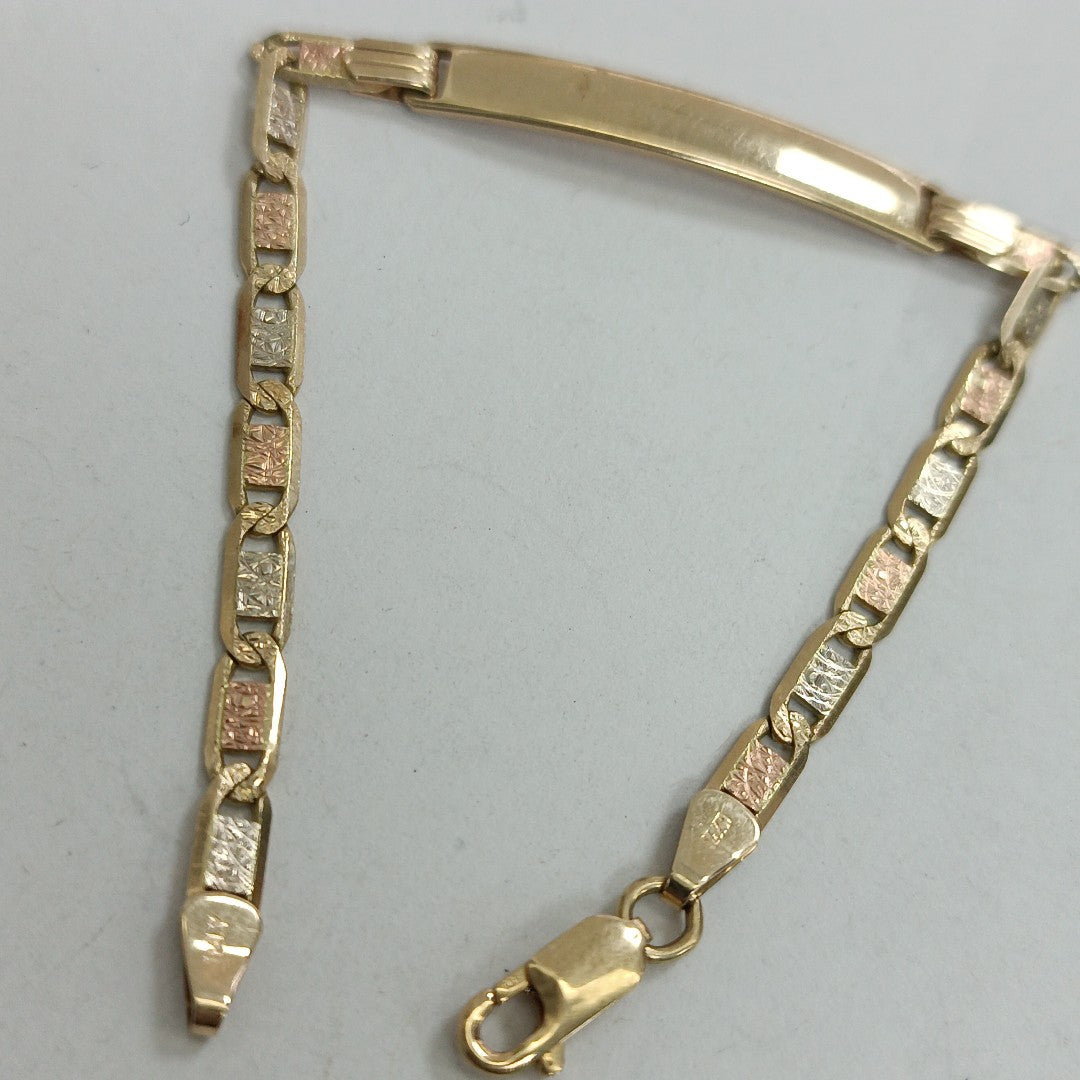 ESCLAVA ORO COMBINADO 14 K 6.5 GRMS (SEMINUEVO)