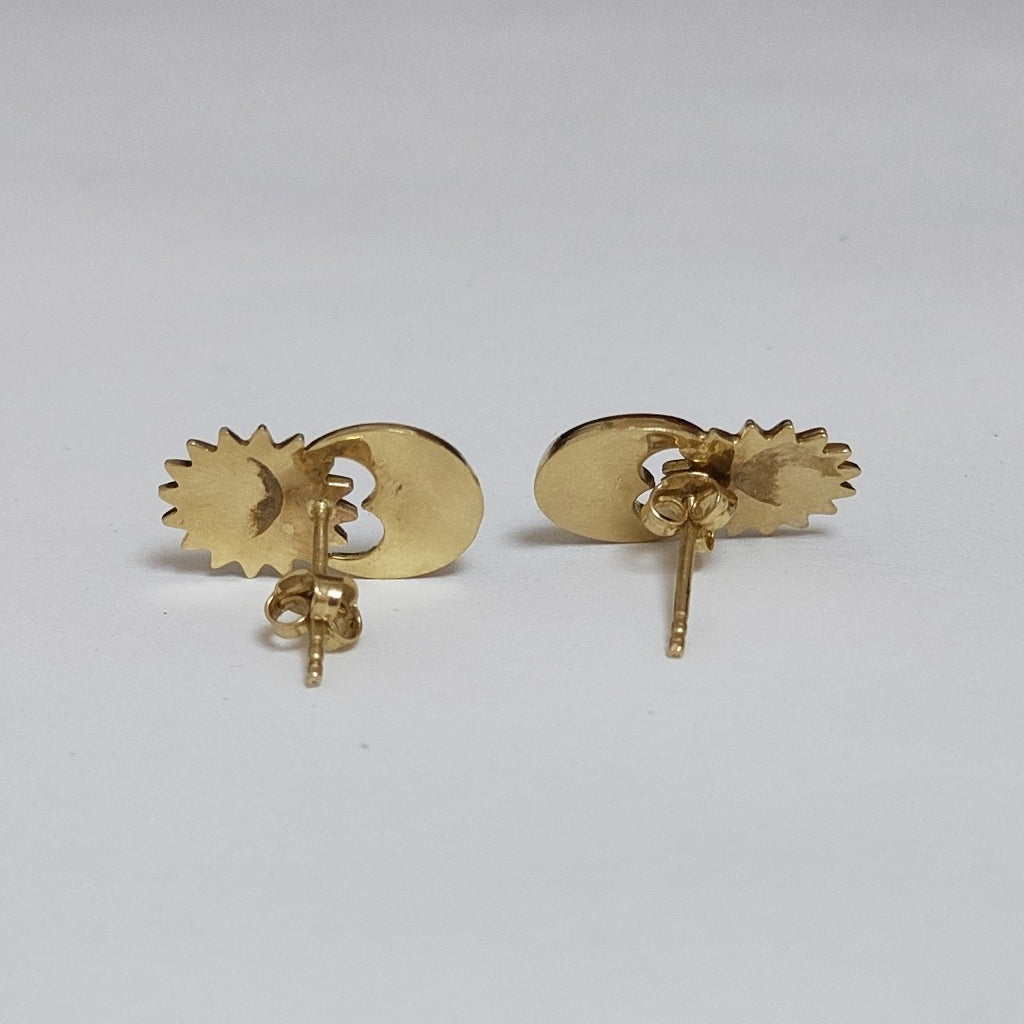 BROQUELES PAR ORO 14 K 3.2 GRMS (SEMINUEVO)