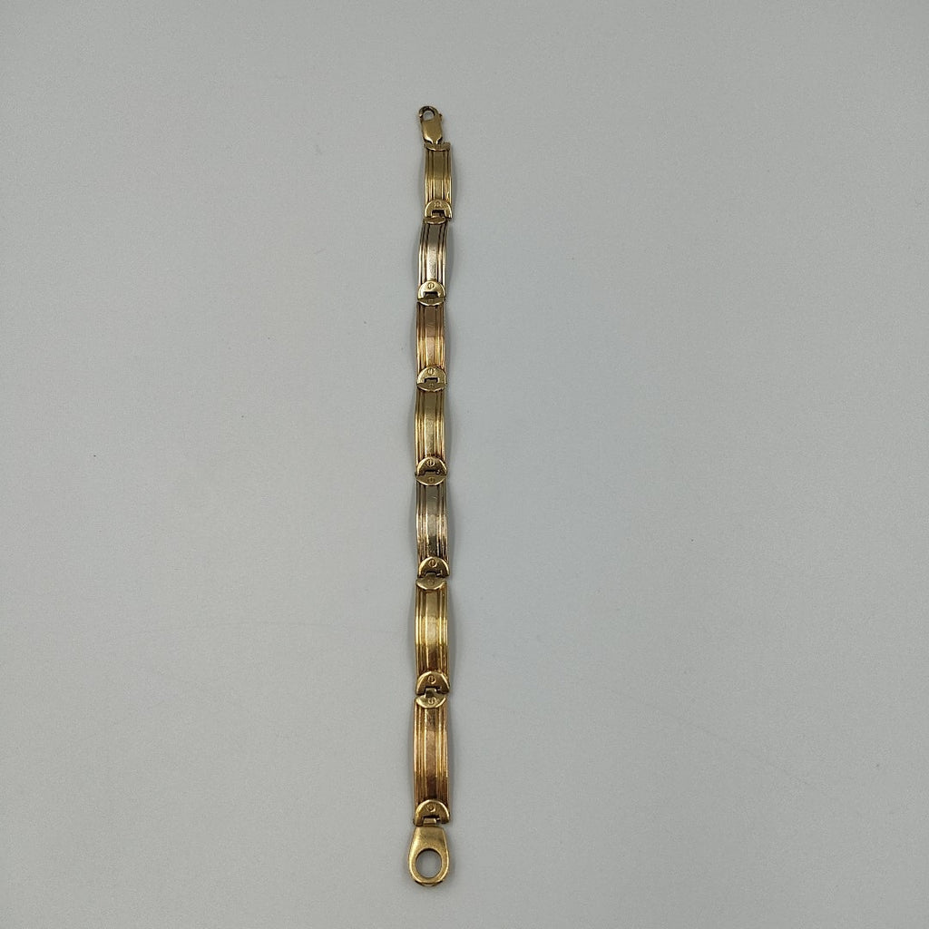 PULSERA ORO, ORO COMBINADO 14 K 14.8 GRMS (SEMINUEVO)
