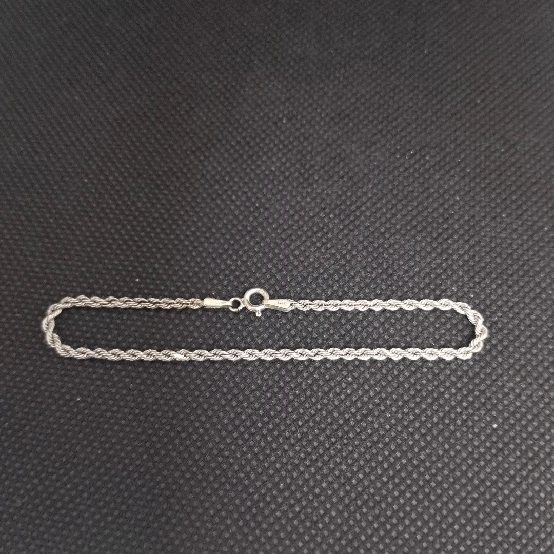 PULSERA ORO BLANCO 14 K 1,10 GRMS (SEMINUEVO)