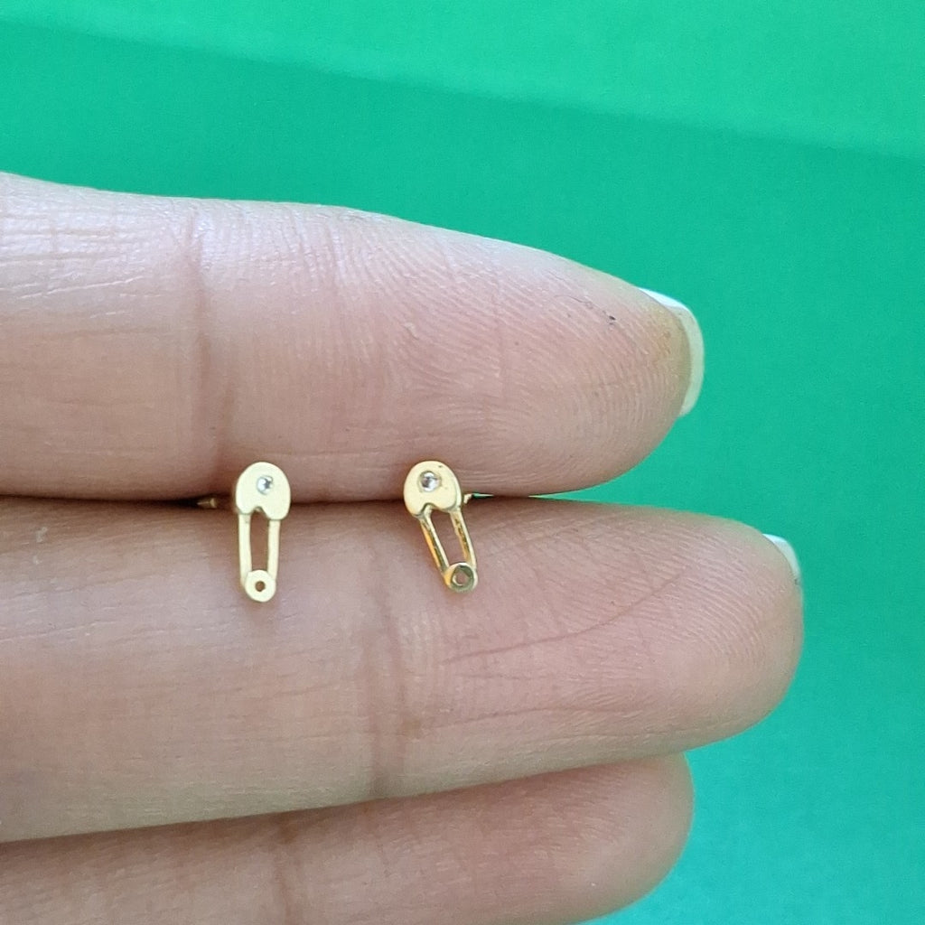 BROQUELES ORO 14K 1 (NUEVO)