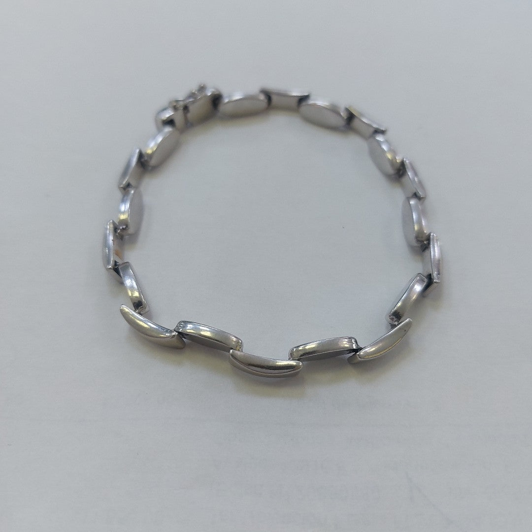 PULSERA ORO, ORO BLANCO 14 K 11.5 GRMS (SEMINUEVO)