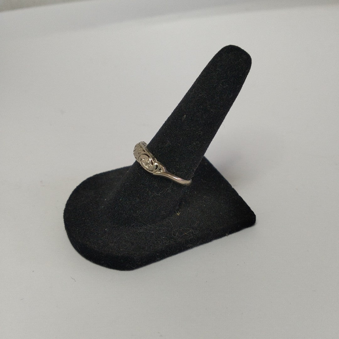 ANILLITO ORO, ORO BLANCO 14 K 1.7 GRMS (SEMINUEVO)