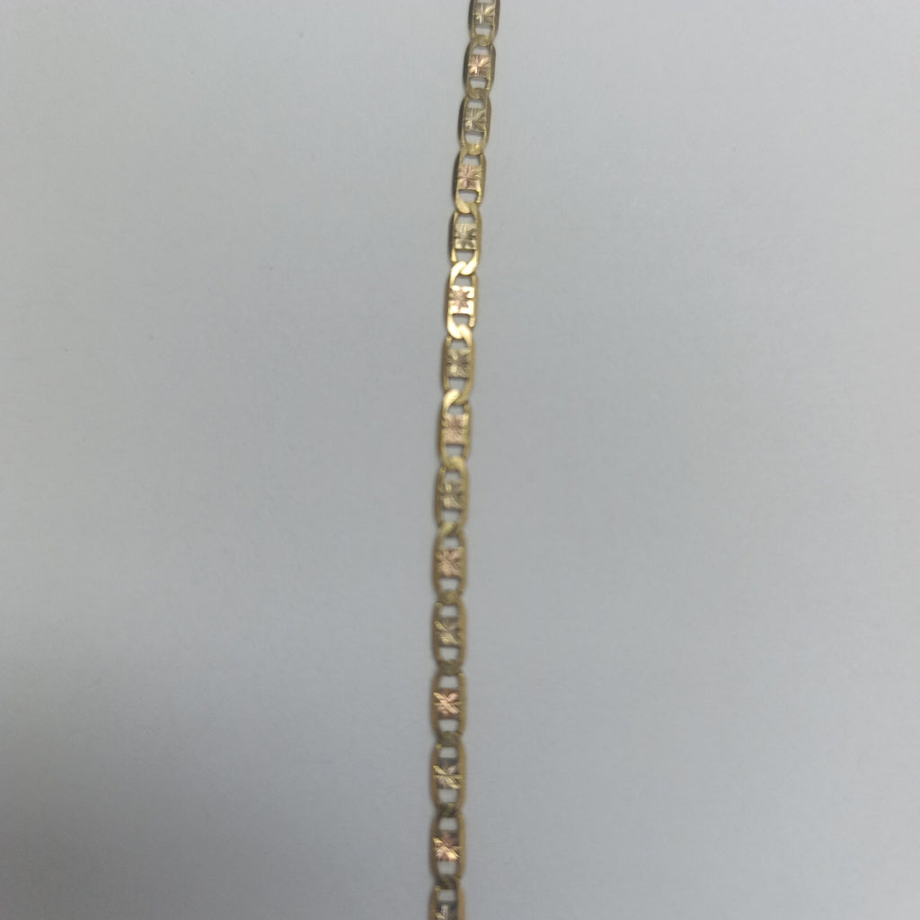 CADENA ORO COMBINADO 14 K 6.6 GRMS (SEMINUEVO)