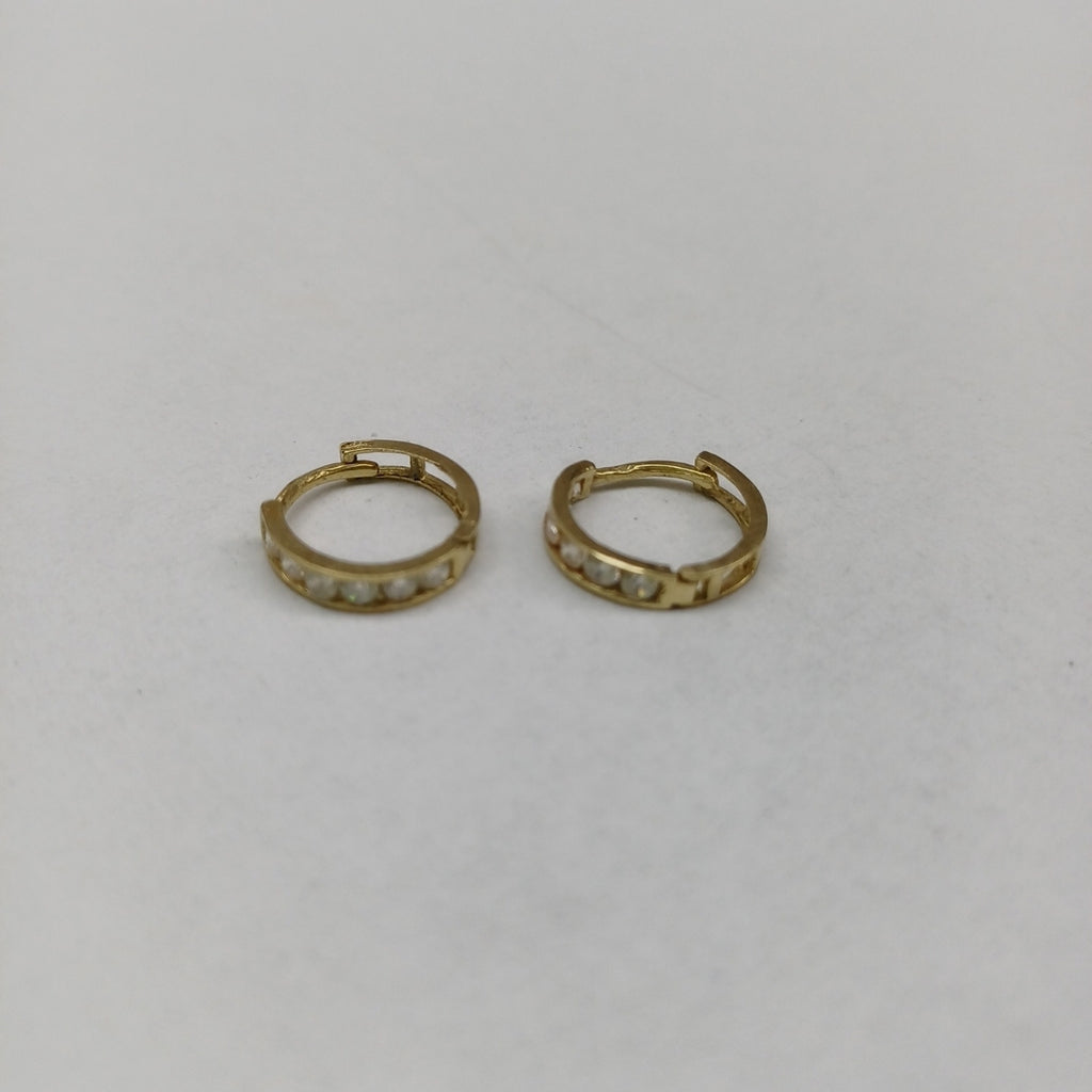 ARRACADAS PAR ORO 14 K 1.4 GRMS (SEMINUEVO)
