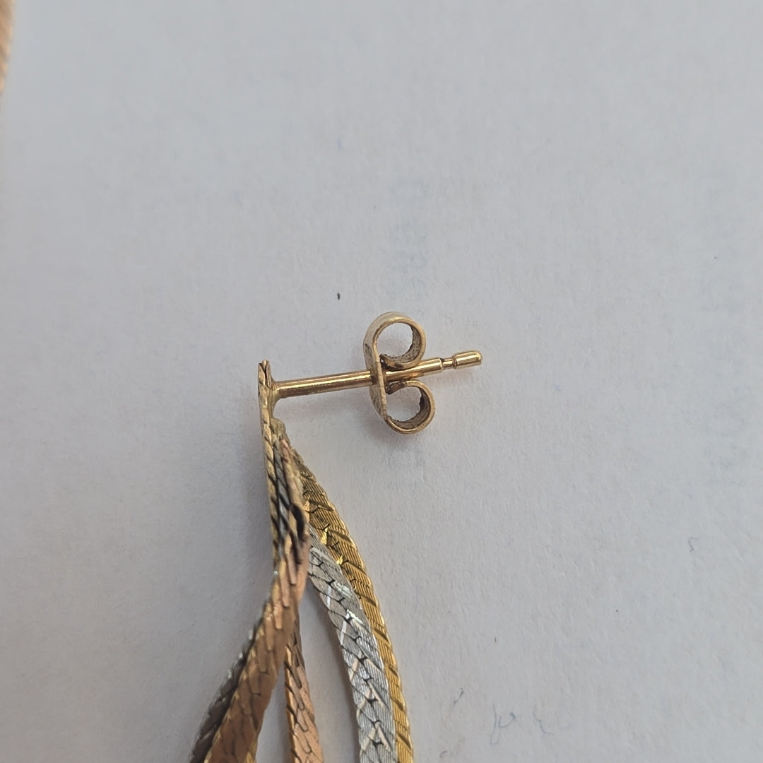 ARETES PAR ORO 10 K 2.6 GRMS (SEMINUEVO)