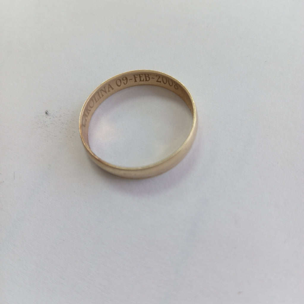 ARGOLLA ORO 10 K 1.4 GRMS (SEMINUEVO)