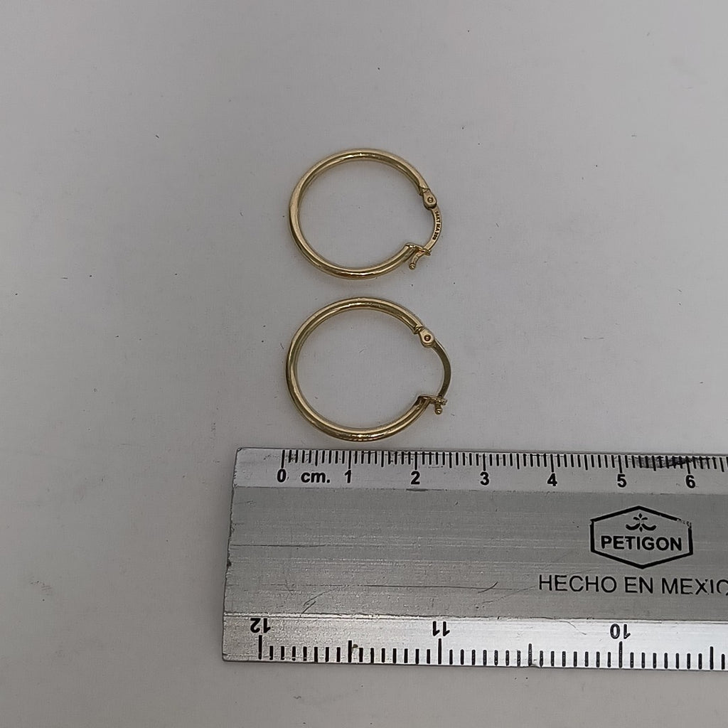 ARRACADAS PAR ORO 14 K 1,20 GRMS (SEMINUEVO)