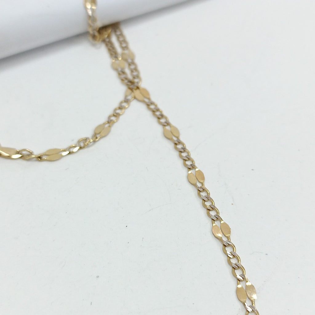 CADENA ORO,RODIADO 10 K 4,90 GRMS (SEMINUEVO)