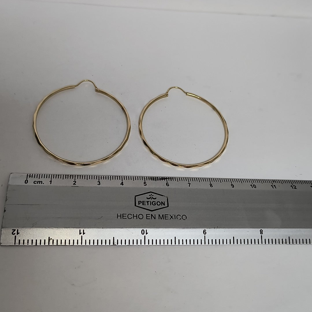 ARRACADAS PAR ORO 14 K 3.4 GRMS (SEMINUEVO)