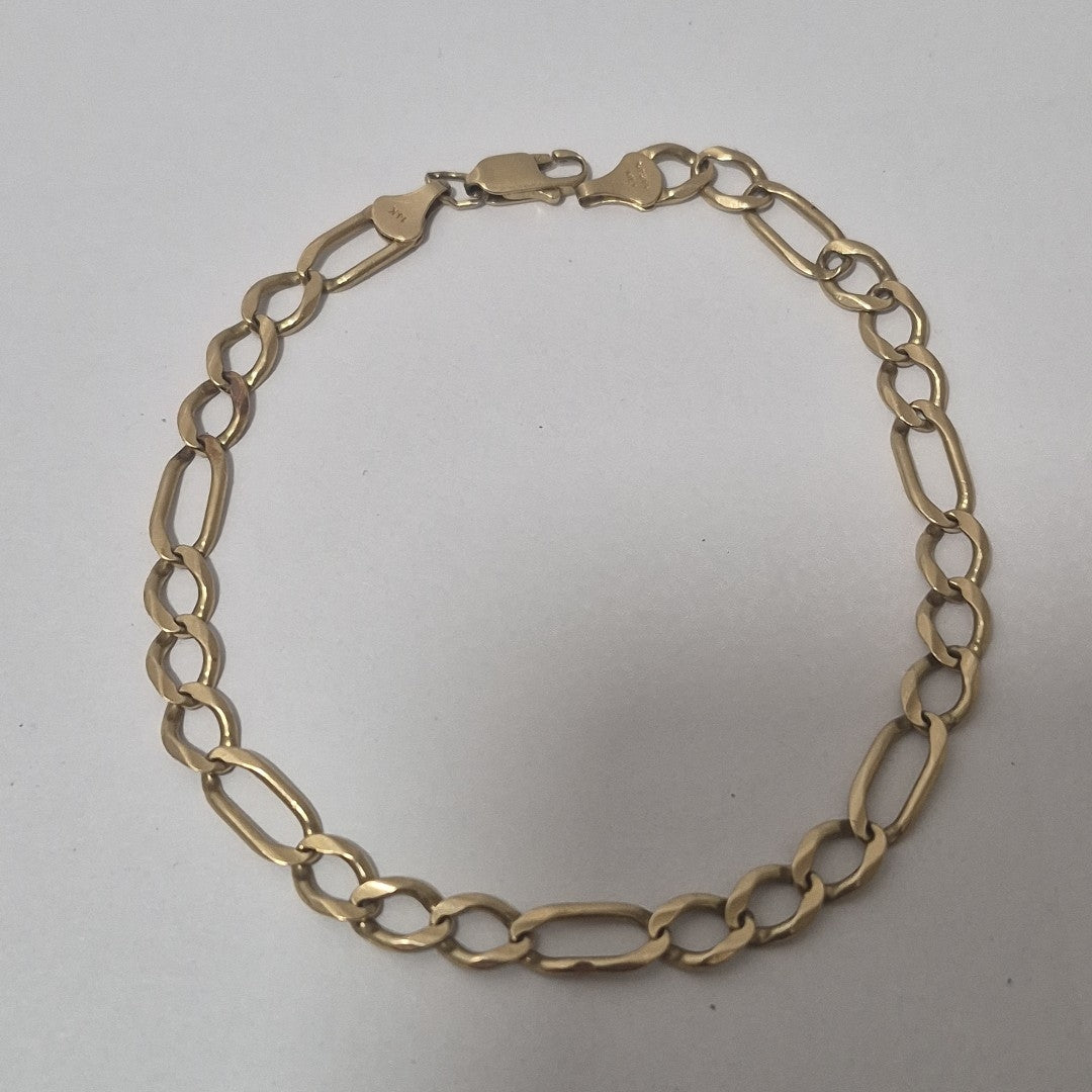 PULSERA ORO 14 K 9.8 GRMS (SEMINUEVO)